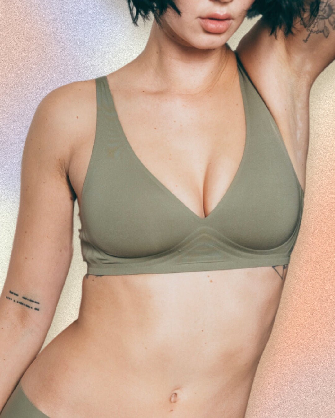 Second Skin Wireless Bra - Natural  Wireless bra, Second skin, Bra styles