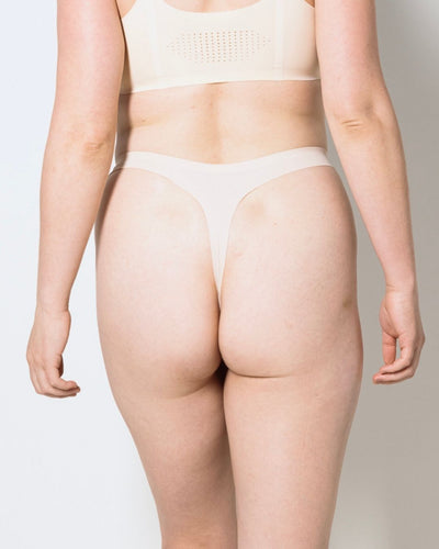 Second Skin Invisible Thong - CreamXL - Seamless Lingerie