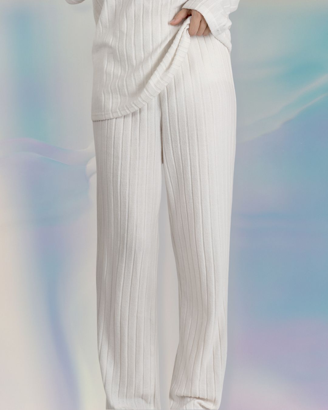 パンツ Bristol STRETCH KNIT RIBBED LOUNGE PANTS ECOM_BFD_BDWCU22613_BDWCU22614