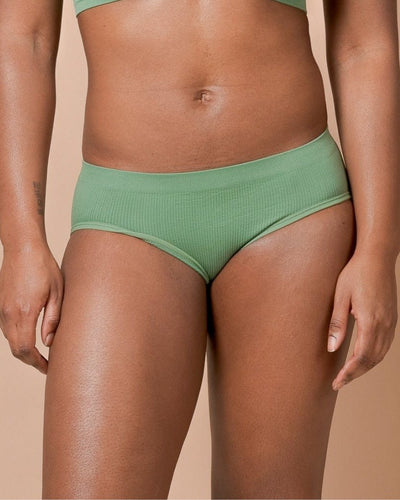 Ultra Soft Hipster Underwear (Pre-Order, Ship on 8/21) - Ever GreenS/M - Seamless Lingerie