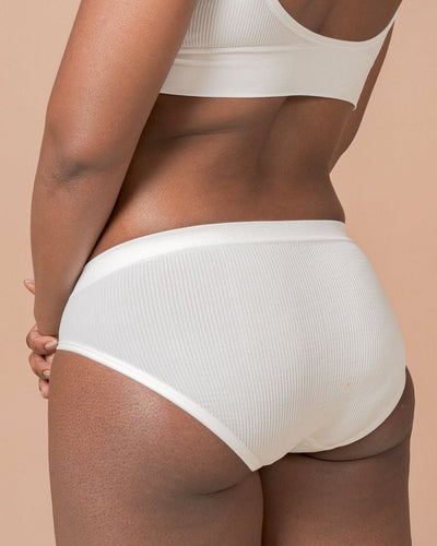 Ultra Soft Hipster Underwear (Pre-Order, Ship on 8/21) - Pure WhiteL - Seamless Lingerie
